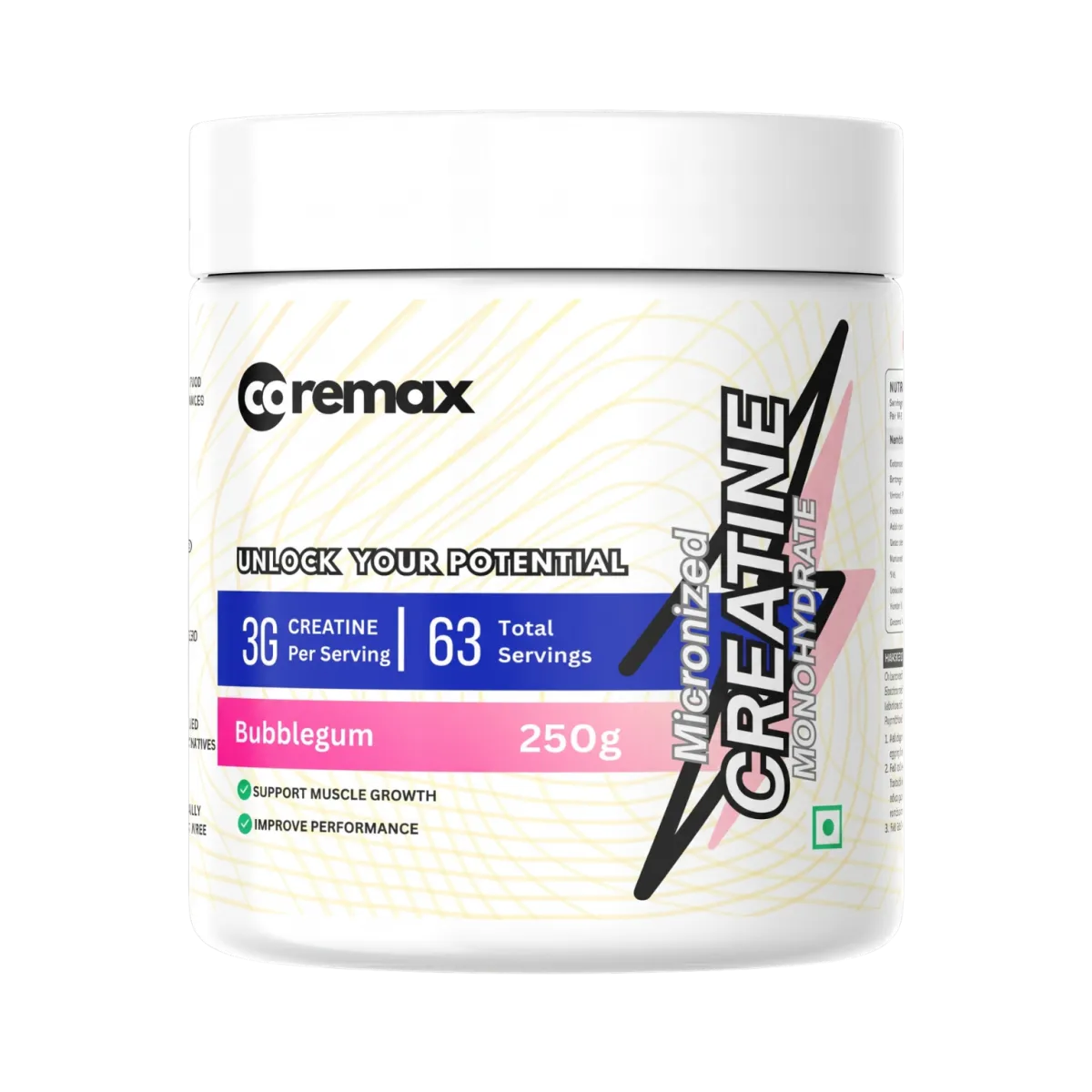 Creatine Monohydrate — Bubblegum jar