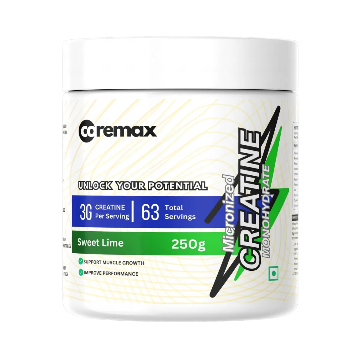 Creatine Monohydrate — Sweet Lime jar