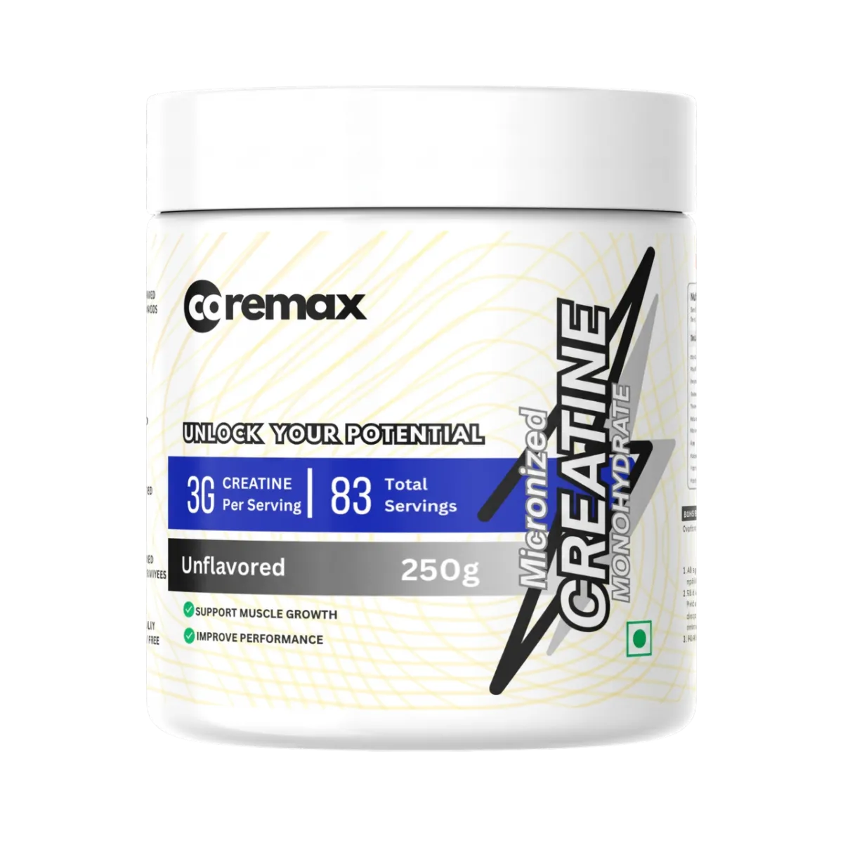 Creatine Monohydrate — Unflavored jar